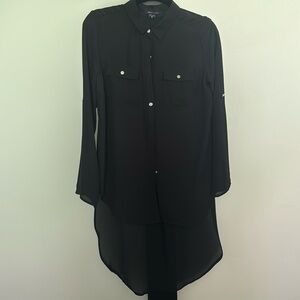 Button-up Blouse Dress